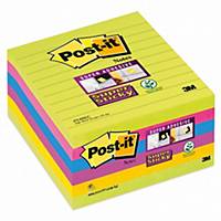 Post-it® Super Sticky viestilappu 101 x 101mm, 1 kpl=6 nidettä