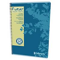 CLAIREFONTAINE FOREVER 17418 WIREBOUND A4 NOTEBOOK 70GSM - 70 SHEETS