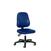 Interstuhl Baseline Permanent Contact Chair Medium Back Blue - Arms Not Included