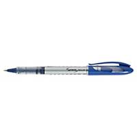 Lyreco Liquid Ink Rollerball Pen Fine Blue - Pack Of 12