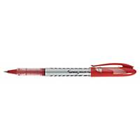 Lyreco Liquid roller pen, fijn, metalen punt, vloeibare rode inkt