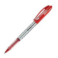 Lyreco Liquid Ink Roller Ball Fine Pen 0.5mm Line Width Red