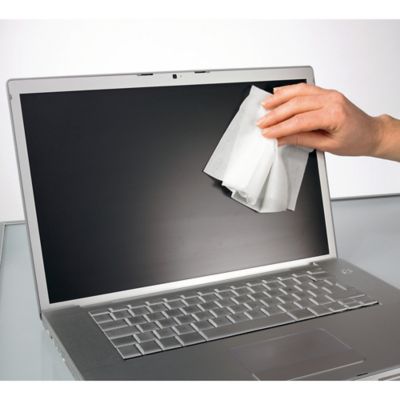 Ochranné čistící utěrky Lyreco pro velké obrazovky, 5 kusů