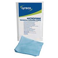 Reinigungstuch Lyreco Microfaser Umweltverträglich waschbar 180x150mm