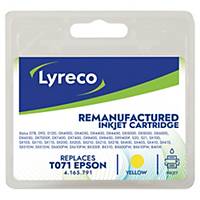 Lyreco compatible Epson ink cartridge T071 yellow [5,5ml]