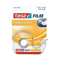 Adhesive tape with dispenser tesa, 12 mm x 7,5 m, double-sided