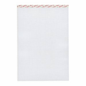 Bloc notes agrafé A4 - Sans couverture - Petits carreaux 5x5 - 100 feuilles  (lot de 5) - Cahiers