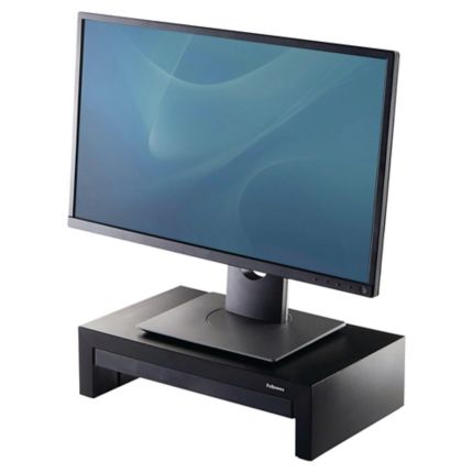 Support écran PC Fellowes Designer Suites - H 12 à 15 cm - noir