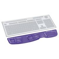Fellowes Health-V Chrystal keyboard wrist rest gel violet