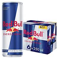 Red Bull Energy Drink 250 ml, pack of 6 cans
