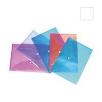 Bantex A4 Snap Wallet - Pack of 5 Clear