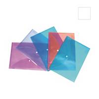 Bantex PP Clear A3 Snap Wallet - Pack of 5