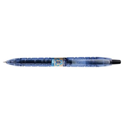 Stylo roller rétractable Pilot BeGreen B2P Gel, pointe moyenne, encre gel noire