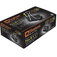 ELEPHANT E111 DOUBLE CLIPS 25MM BLACK - BOX OF 12