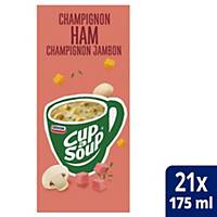 Cup-a-Soup champignons en ham soep, doos van 21 zakjes