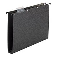 Elba Vertic suspension files for drawers folio 40mm black - box of 10
