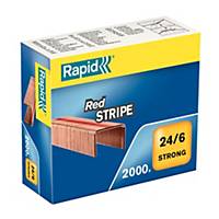 Rapid Red Stripe nitomanasta 24/6, 1 kpl=2000 nastaa