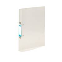 Elba Snap Ring Binder A4 20mm Cap, 40mm Spine 2 O-Ring Clear - Pack of 10