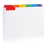 A-Z Guide Cards 203 X 127mm - Pack of 25