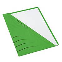 Jalema Secolor folding folders cardboard 270g green - pack of 100