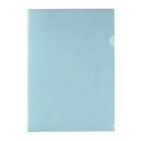 E310 Plastic Folder A4 Pale Blue - Pack of 12