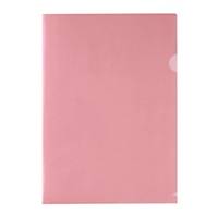 E310 膠文件套 A4 粉紅色 - 每包12個