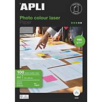 Papel fotográfico Apli Photo colour laser - A4 - 160 g/m2 - Resma 100 folhas