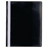 Exacompta 4399 A4+ plastic folder, black, package of 10 pcs