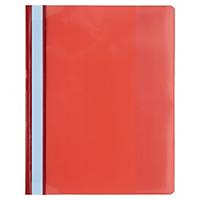 Exacompta PVC Transfer File A4 - Red, Pack of 10
