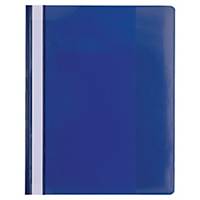 Nezávesný prezentačný rýchloviazač Exacompta, modrý, 10 ks