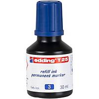 Refill ink Edding T-25-3, water resistant, 30 ml, blue