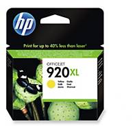 HP 920XL High Yield Yellow Original Ink Cartridge (CD974AE)