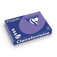 Clairefontaine Trophée 1220 gekleurd A4 papier, 120 g, violet, per 250 vel
