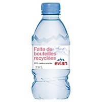 Eau minérale Evian - 33 cl - pack de 24 bouteilles