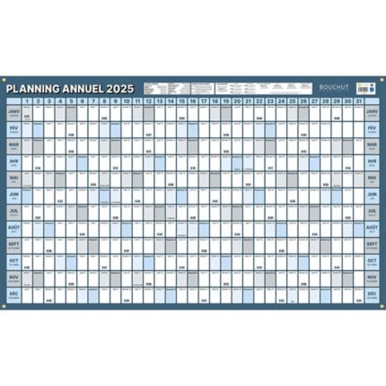 Planning annuel Bouchut - 2024 - 60 x 99 cm