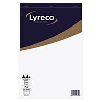 Bloc-notes Lyreco Premium - A4+ - 200 pages - blanc quadrillé