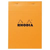 RHODIA 16200 NOTEPAD A5 5X5 ORGE