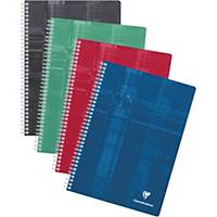 CAHIER CLAIREFONTAINE METRIC SPIRALE A4 180 PAGES - LIGNEES 8MM + MARGE