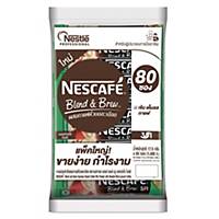 NESCAFE COFFEE BLEND & BREW ESPRESSO ROAST 18 GRAMS PACK OF 80 SACHETS