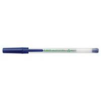 Guľôčkové pero BIC Ecolutions Round Stic, neklikacie, 1 mm , modré