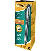 BIC Fountain Pen Disposable Black - Pack Of 12