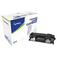 Toner Lyreco kompatibel zu HP CE505A/Canon 719, 2300 Seiten, schwarz
