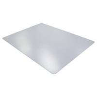 Floor protection mat Cleartex, 119 x 89 cm, for smooth floors, transparent