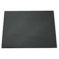 Durable Clear Overlay Non-Slip Desk Mat Notes Protector Pad - 65x52 cm - Black