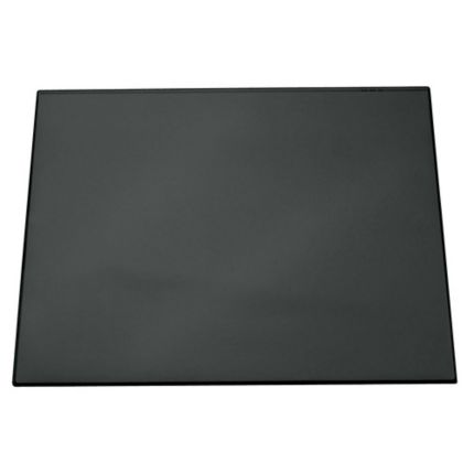 Durable Desk Mat With Transparent Overlay 52x65cm Black