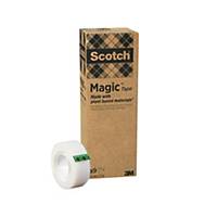 Ruban adhésif Scotch® Magic™ A Greener Choice, invisible, les 9 rouleaux