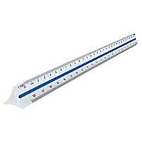 Reduction Ruler Maped, 3-sided, partition 1:100/200/250/300/400/500