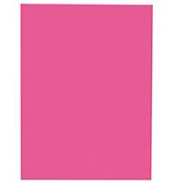 Lyreco inlay folder for A4 235x315mm, cardboard 220 g/m2, pink, pack 100 pcs