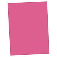 Chemise Lyreco, A4, carton 250, rose, les 100 chemises