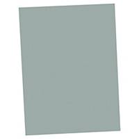 Lyreco inlay folder for A4 235x315mm, cardboard 220 g/m2, grey, pack 100 pcs